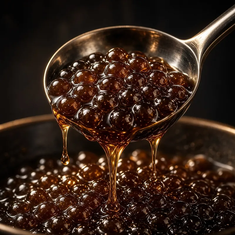 Brown sugar tapioca pearls