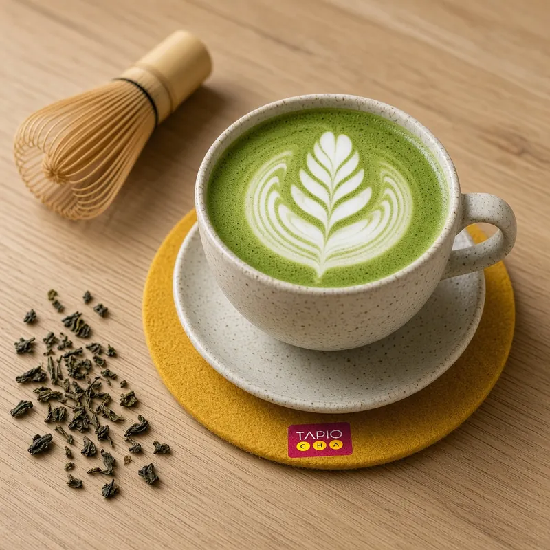 Matcha Latte at Tapiocha
