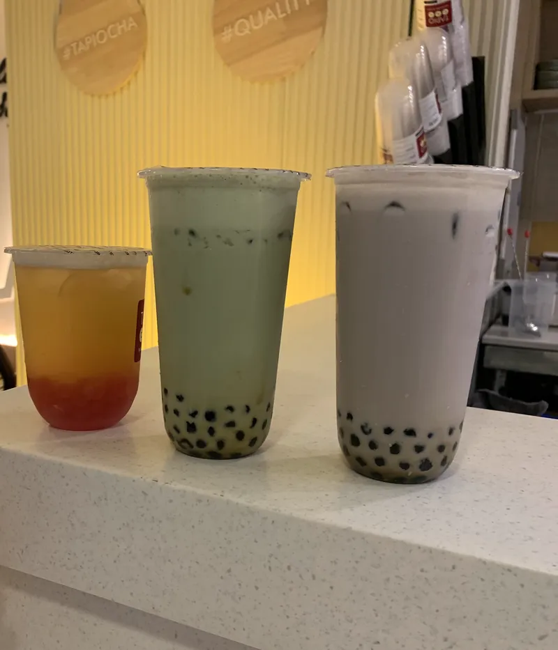 Three Tapiocha drinks at Jubilee Walk