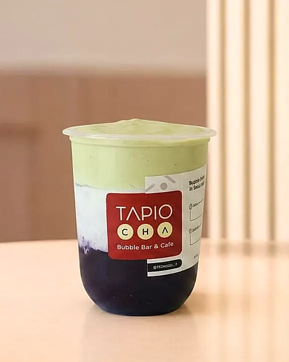 Blueberry Matcha Milk at Tapiocha