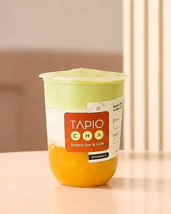 Mango Matcha at Tapiocha