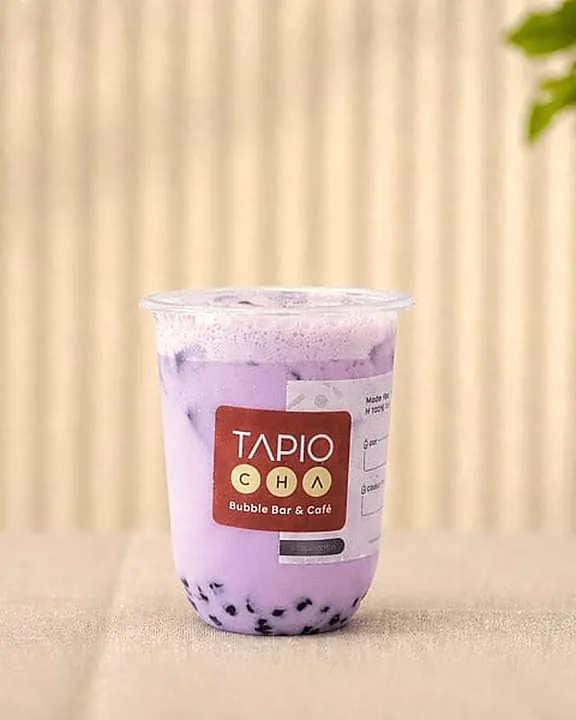 Taro Milk Tea at Tapiocha